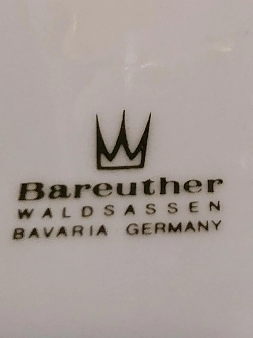 Bareuther Waldsassen Bavaria Germany vintage bareuther